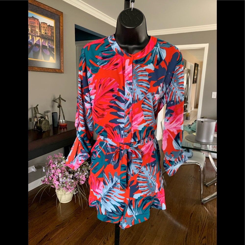Jennifer Lopez colorful romper size 12